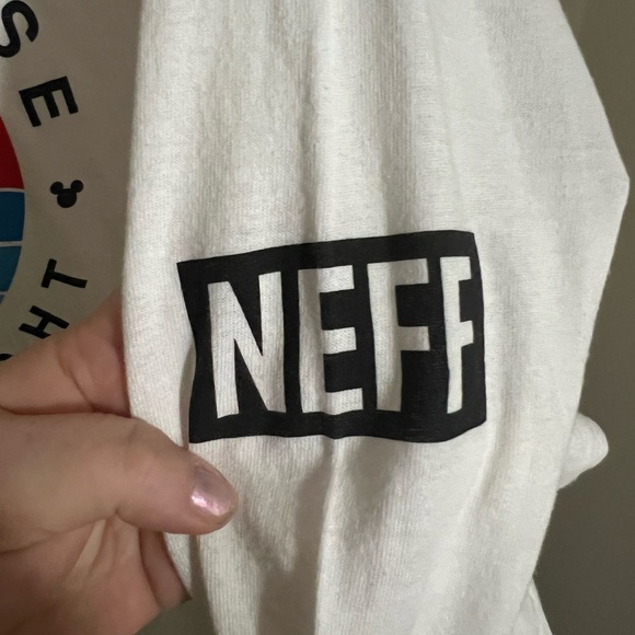 DISNEY X NEFF Classic Mickey Mouse Long Sleeve T Shirt Men's Size M *NWT* - Picture 5 of 5